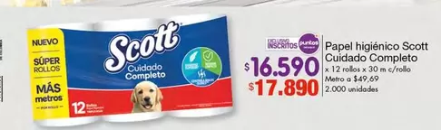 Scott - Papel higiénico Cuidado Completo