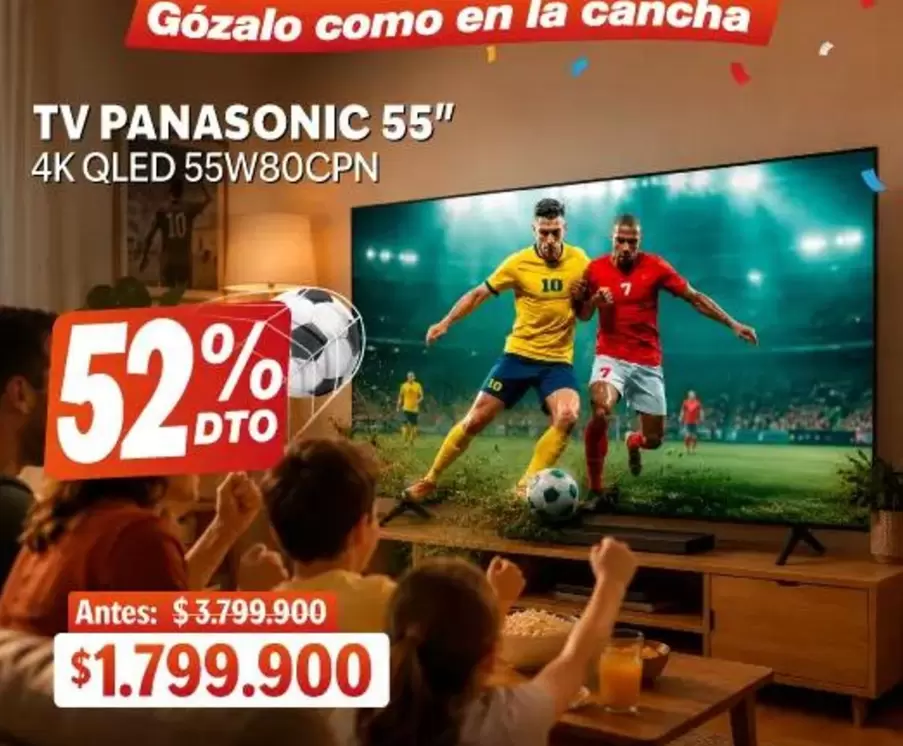 Panasonic - TV 55" 4K QLED 55W80CPN
