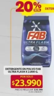 Fab - DETERGENTE EN POLVO ULTRA FLASH