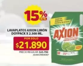 Axion - LAVAPLATOS LIMÓN DOYPACK