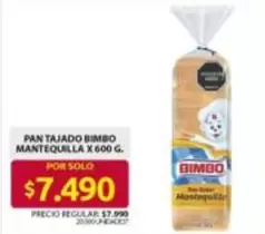 Bimbo - PAN TAJADO MANTEQUILLA