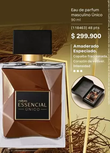 Natura - Eau de parfum masculino Único