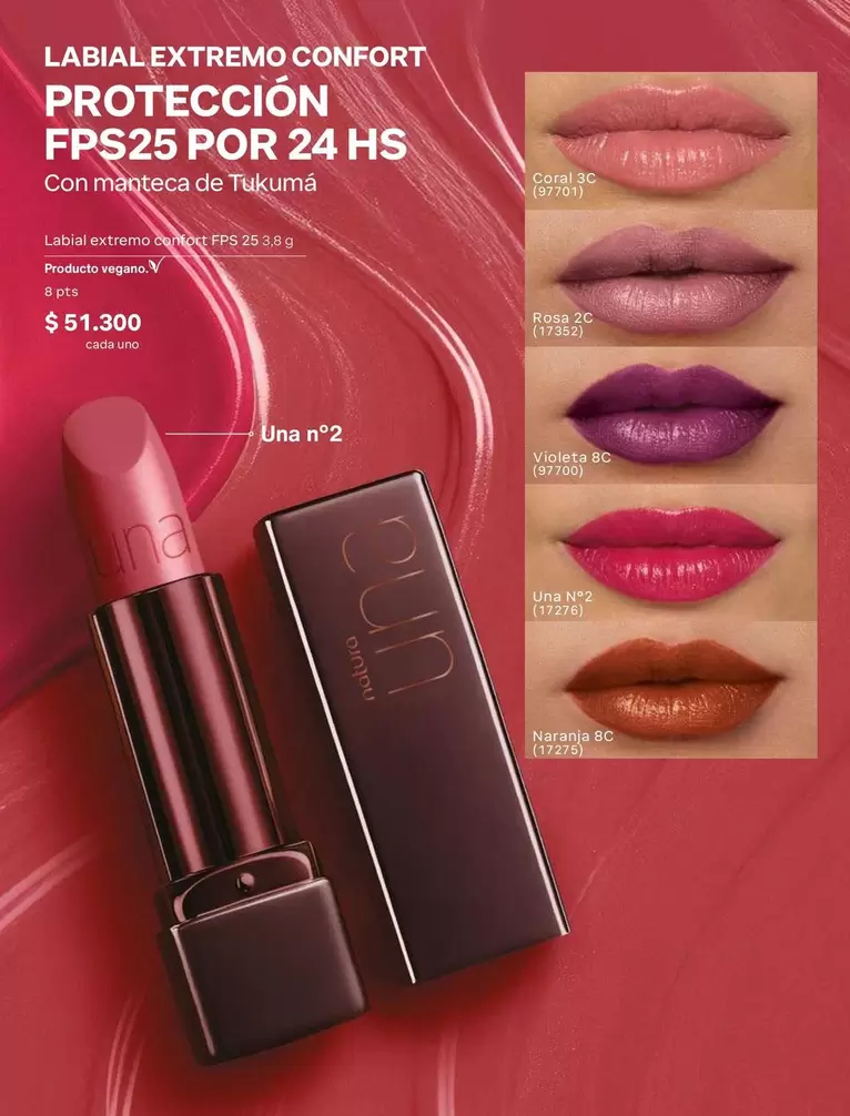 Natura - LABIAL EXTREMO CONFORTE PROTECCIÓN FPS25 POR 24 HS