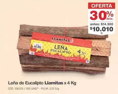 Leña de Eucalipto