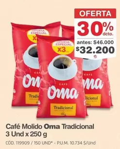 Oma - Café Molido Tradicional