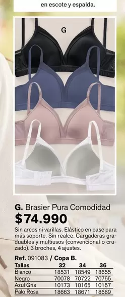 Arcos - G. Brasier Pura Comodidad