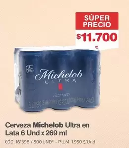 Cerveza en Lata 6 Und x 269 ml