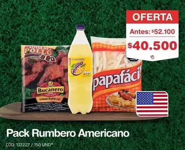 Bucanero - Pack Rumbero Americano COD. 172227 / 150 UND