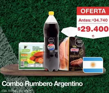 Pepsi - Combo Rumbero Argentino COD. 172194 / 150 UND
