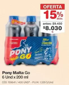 Pony Malta - Go 6 Und x 200 ml