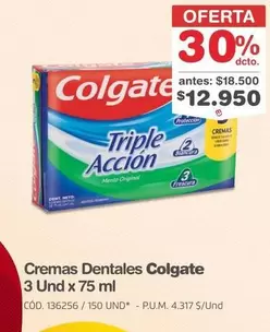 Colgate - Triple Acción Cremas Dentales