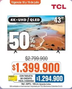 Nacional - 43" 4K-UHD / QLED TV