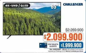 Challenger - 4K-UHD / QLED TV 65"