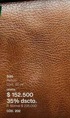 Solo Perfum Com. 80 ml