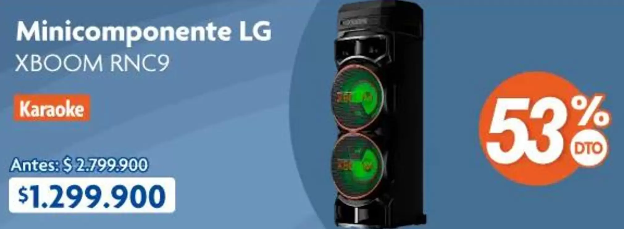LG - Minicomponente XBOOM RNC9