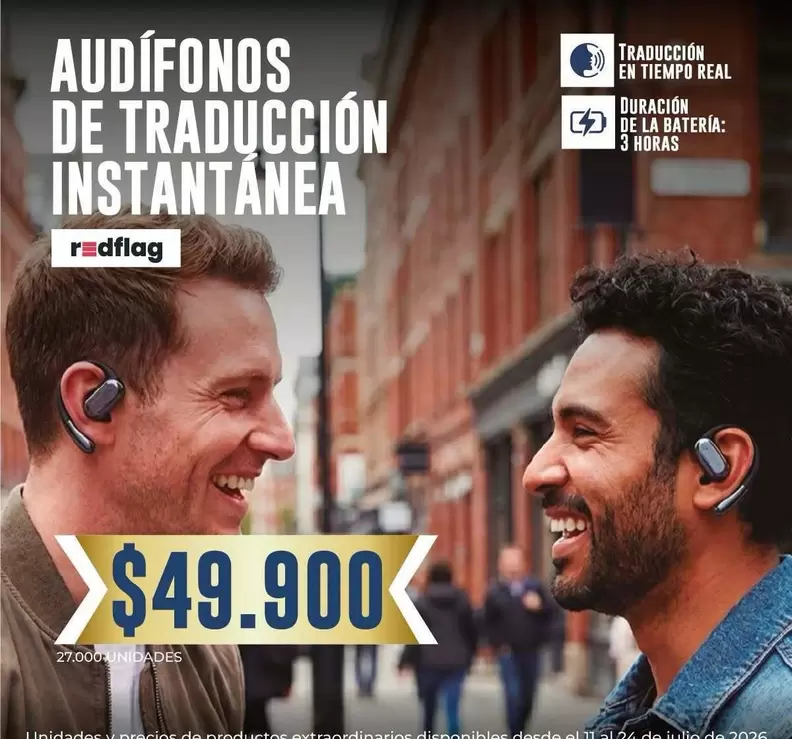 Real - AUDÍFONOS DE TRADUCCIÓN INSTANTÁNEA