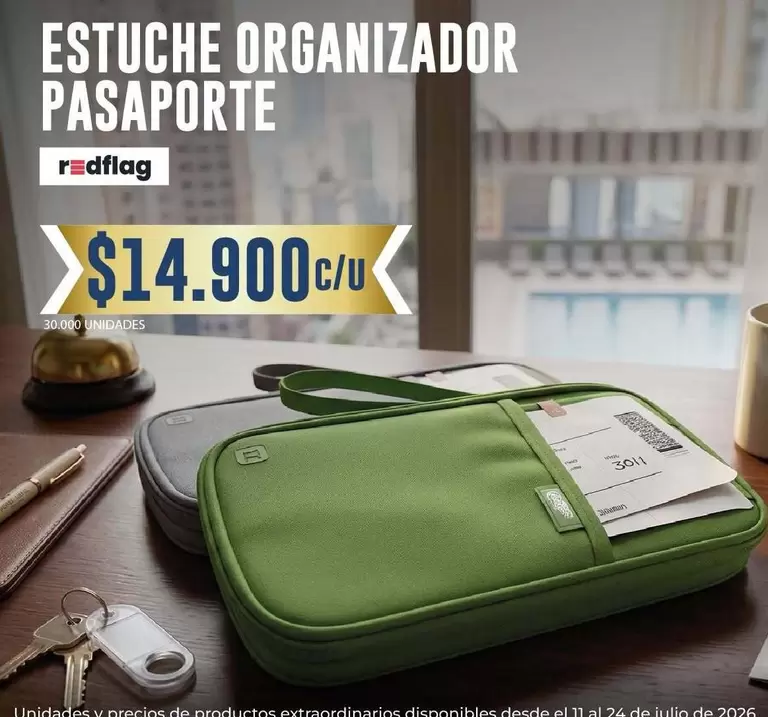 ESTUCHE ORGANIZADOR PASAPORTE