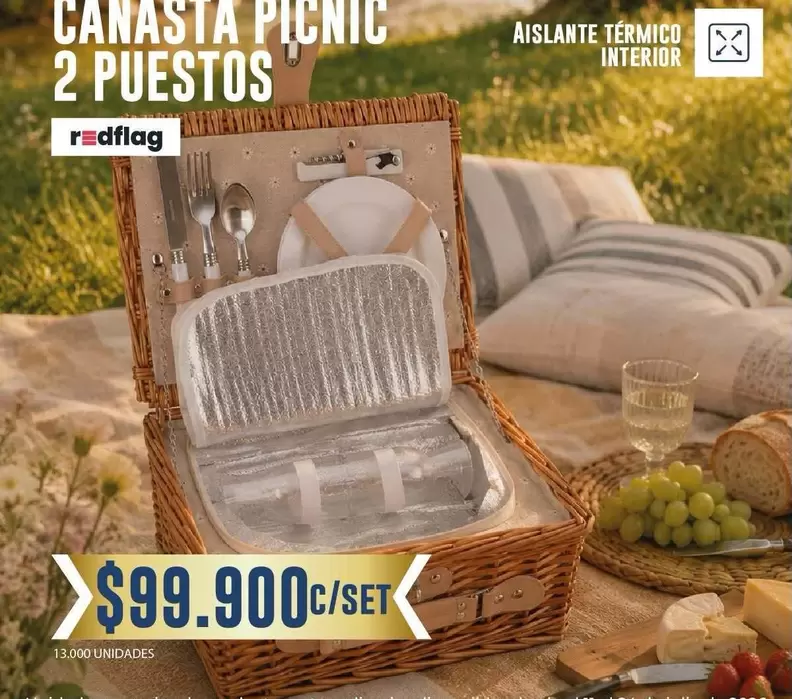CANASTA PICNIC 2 PUESTOS