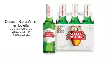 Stella Artois - Cerveza en botella