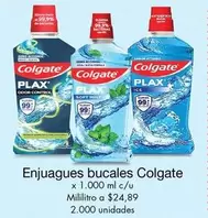 Colgate - Enjuagues bucales PLAX