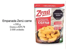 Zenú - Empanada de carne