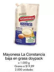 La constancia - Mayonesa