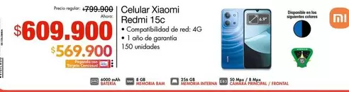 Xiaomi - Celular Redmi 15c