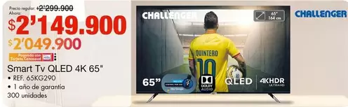 Challenger - Smart TV QLED 4K 65" (65QX920)