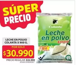 Colanta - Leche en polvo Entera