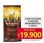 CAFÉ TOSTADO Y MOLIDO