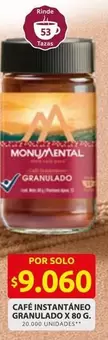 CAFÉ INSTANTÁNEO GRANULADO
