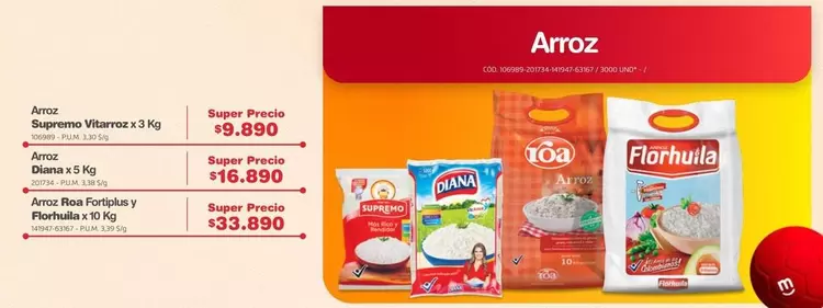 Supremo - Arroz Vitarroz x 3 Kg