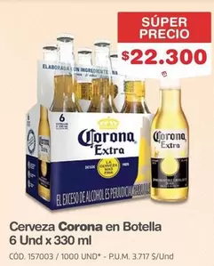 Corona - Cerveza  en Botella