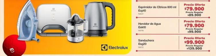 Electrolux - Exprimidor de Cítricos 800 ml, Hervidor de Agua, Batidora