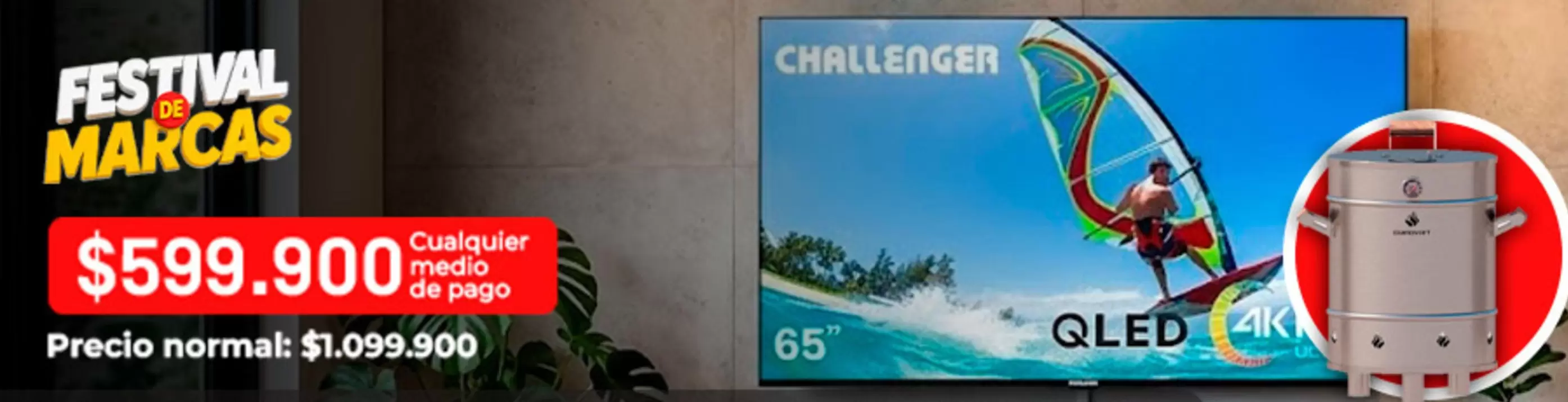 Challenger - TV QLED 65"