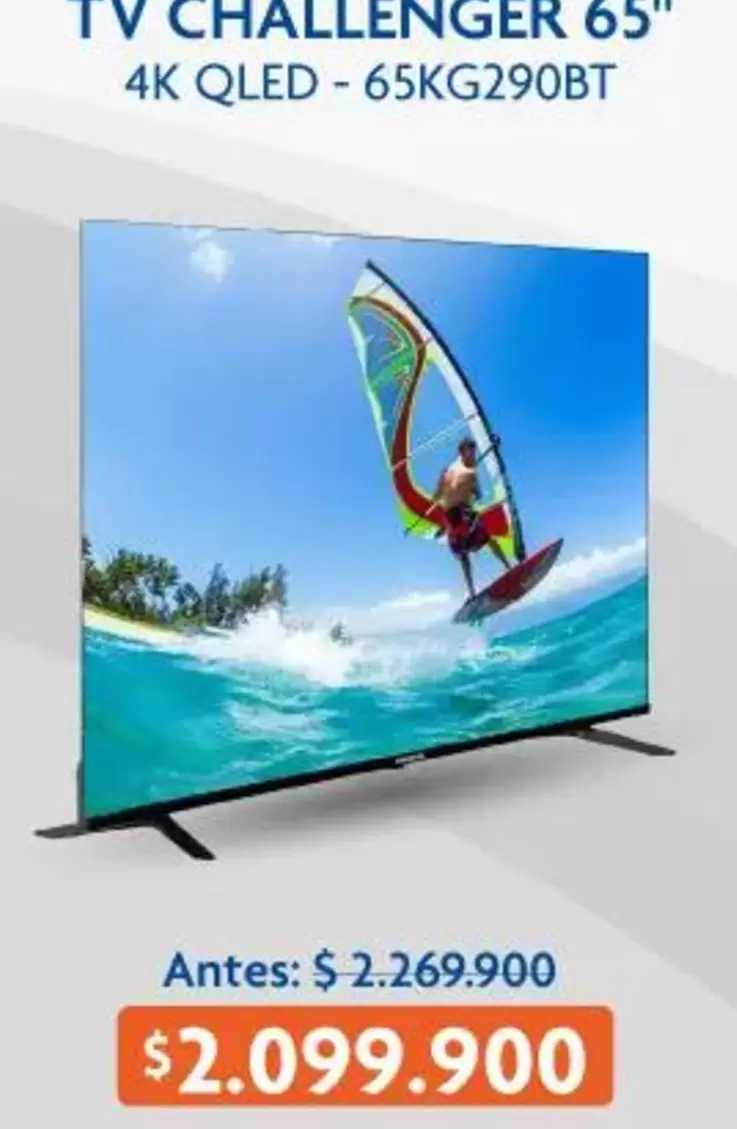 Challenger - TV CHALLENGER 65" 4K QLED - 65KG290BT