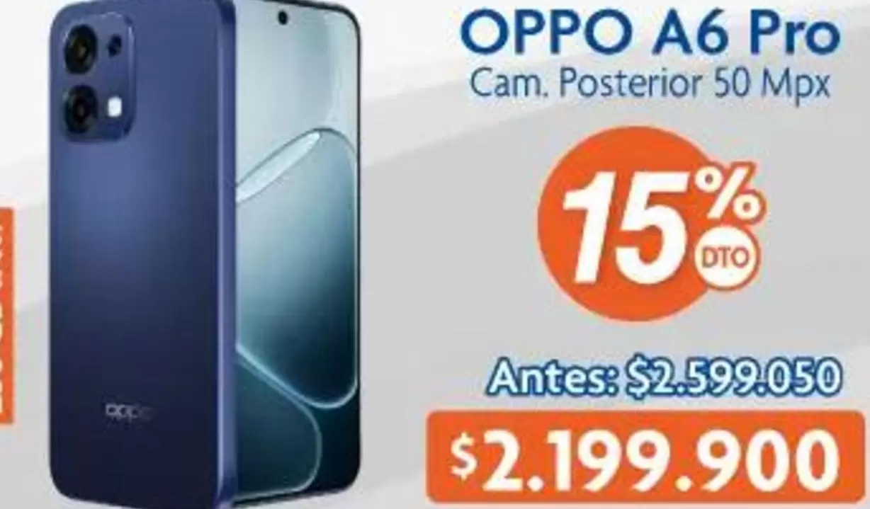 cop - A6 Pro Cam. Posterior 50 Mpx