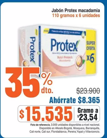 Protex - Jabón Nutri Protect Macadamia