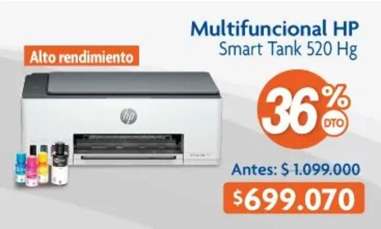 HP - Multifuncional Smart Tank 520 Hg