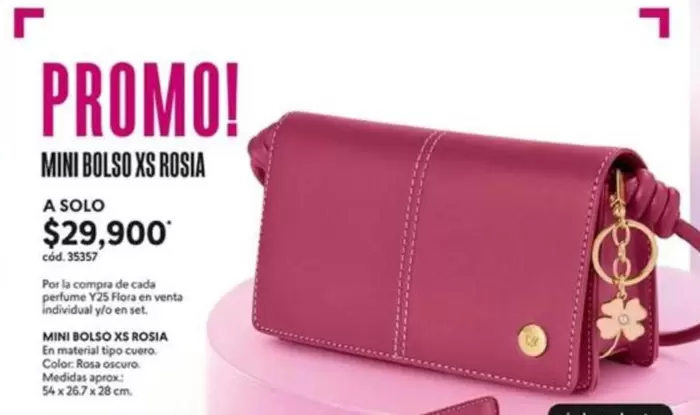XS - MINI BOLSO ROSIA cód. 35357