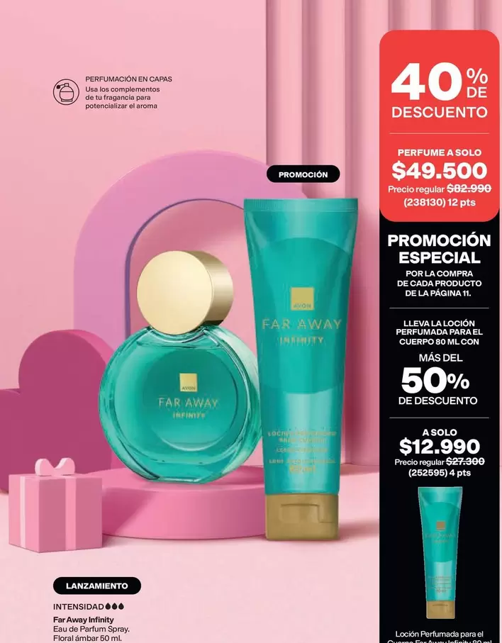 Avon - Far Away Eau de Parfum + Body Lotion