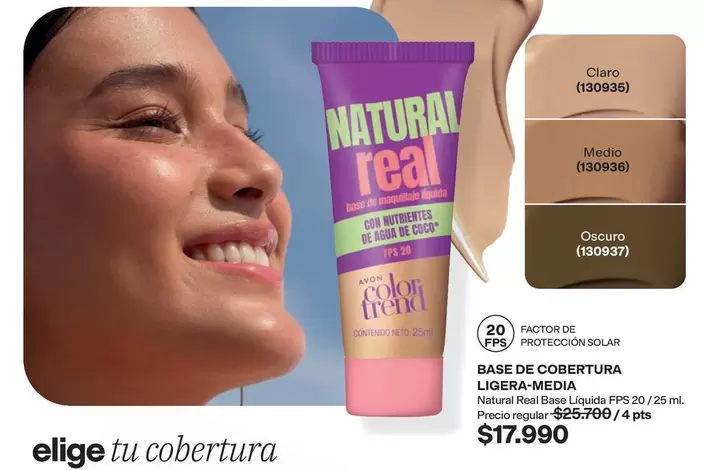 Real - Natural  Base de Cobertura Ligera-Media FPS 20