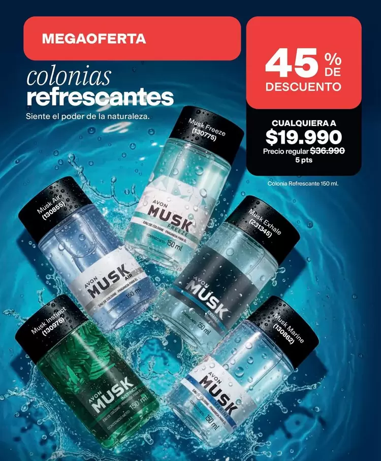 Musk - Colonias Refrescantes