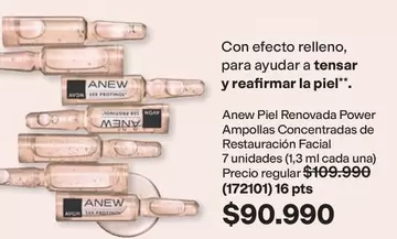 Anew -  Piel Renovada Power Ampollas Concentradas de Restauración Facial (172101)