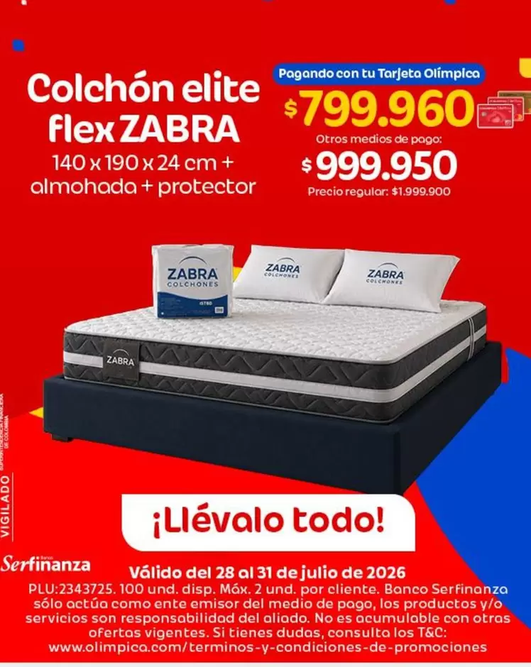 Zabra - Colchón flex ZABRA