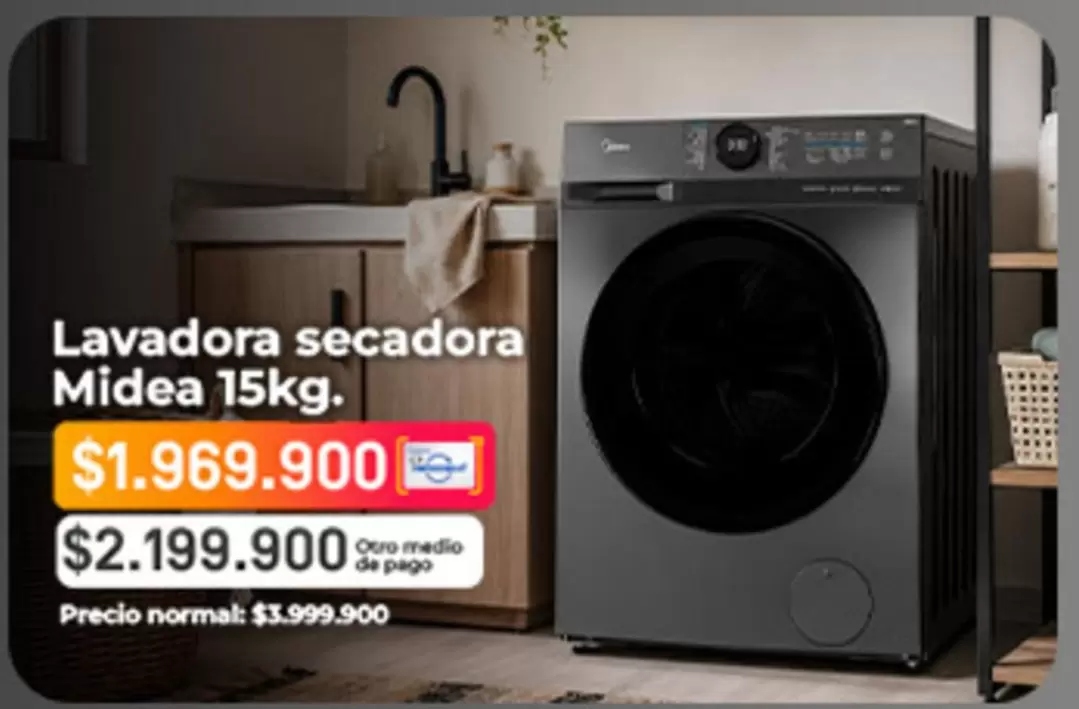 Pago - Lavadora secadora 15kg