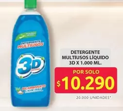 3d - DETERGENTE MULTIUSOS LIQUIDO