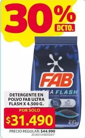 Fab - DETERGENTE EN POLVO ULTRA FLASH
