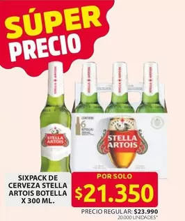 Stella Artois - CERVEZA STELLA ARTOIS BOTELLA