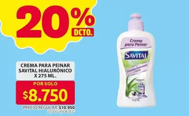 Savital - Crema para Peinar